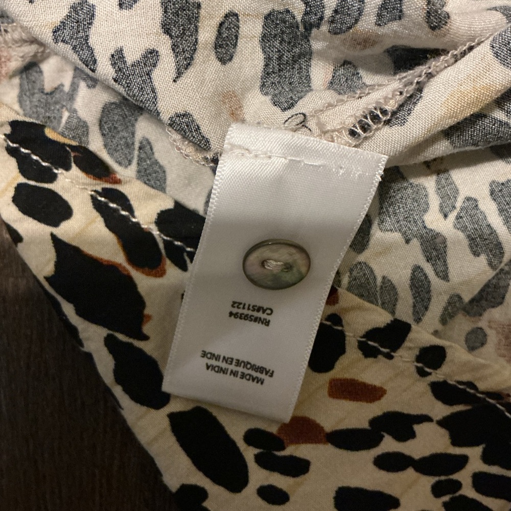 beachlunchlounge Leopard Spot Button Front Oversi… - image 8